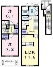 舞子坂ヒルズⅢの間取り画像