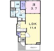 カーサ プラシードⅠの間取り画像