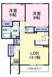 カーサ プラシードⅡの間取り画像