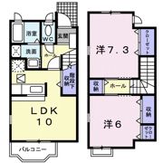 フルールの間取り画像