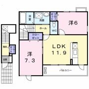 サニースクエアAの間取り画像