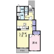 パインブライトⅡAの間取り画像