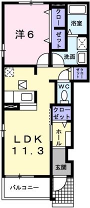 スウィート・コートBの間取り画像