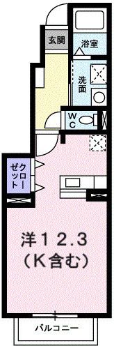 ベル大原の間取り画像