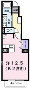 ベル大原の間取り画像