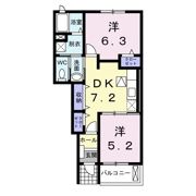 プラム Ⅰの間取り画像