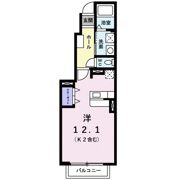 プリムヴェールBの間取り画像