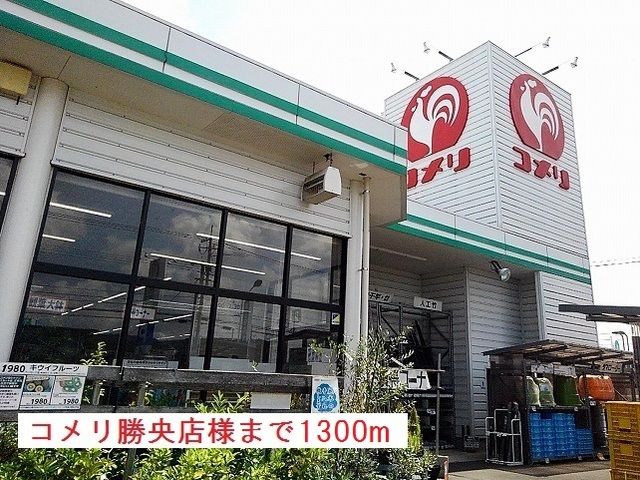 近くのコメリ様まで1,300m（徒歩17分）