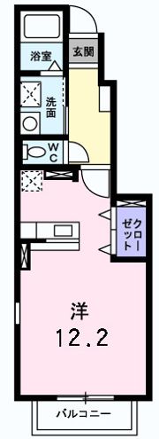 アクア ガーデン Ⅱの間取り画像