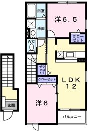 アクア ガーデン Ⅲの間取り画像