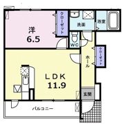 アライブS＆Nの間取り画像