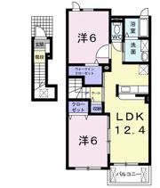 ブルック カオルの間取り画像