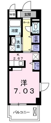 クラール和光の間取り画像