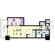 ルピナス天神の間取り画像