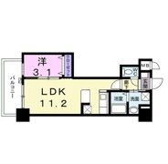 ルピナス天神の間取り画像