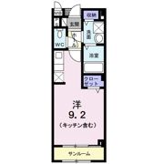 アンソレイユBの間取り画像