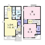 Gコ－ポB棟の間取り画像