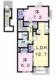 ダノン Ⅱの間取り画像