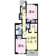 ヒルズ宮司Ⅲの間取り画像
