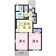 メゾングラ－スⅣの間取り画像