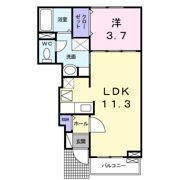 プリムローズ Ⅰの間取り画像