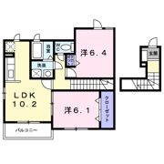 メゾンコリーヌ ウナセナ B棟の間取り画像