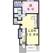 シエル ブル－の間取り画像