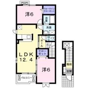 シエル ブル－の間取り画像