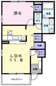 フレックス Mの間取り画像