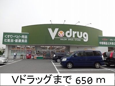近くのVドラッグまで650m(徒歩9分)
