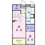 イーストキャッスルの間取り画像