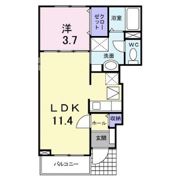ベルボニートBの間取り画像