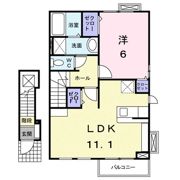 ベルボニートBの間取り画像