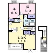 さくら B棟の間取り画像