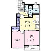 アンジュ・ア－ムスの間取り画像