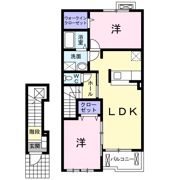 STARRY NOON Ⅰの間取り画像