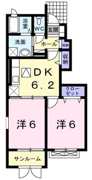 クレメントⅡの間取り画像