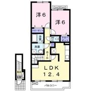 クレーストⅡの間取り画像