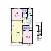 アーヴァンベール Cの間取り画像
