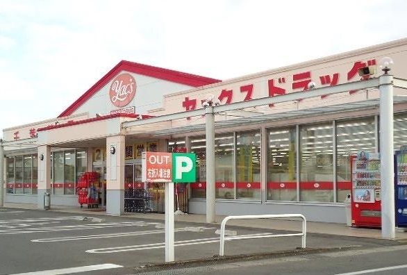 近くのヤックスドラッグ横田店まで650m（徒歩9分）