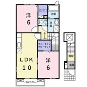 レジデンスさくら Ⅰの間取り画像