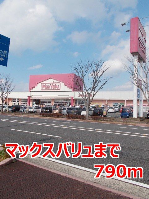 近くのマックスバリュまで790m（徒歩10分）