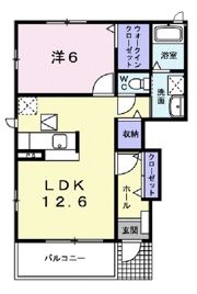 グランドール Bの間取り画像