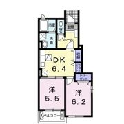 ロング シーダー Mの間取り画像