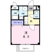 インサイド フラットの間取り画像