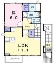 サニークレールA棟の間取り画像
