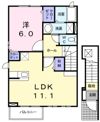 サニークレールA棟の間取り画像
