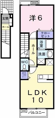 ヴァンベール千晴の間取り画像