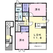 ハルⅢ番館の間取り画像