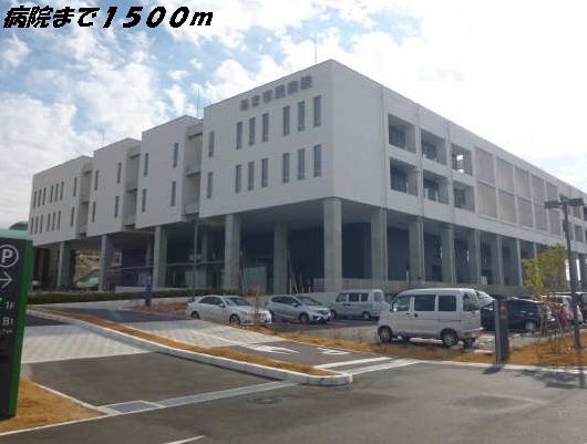 近くのあま市民病院まで1,500m（徒歩19分）